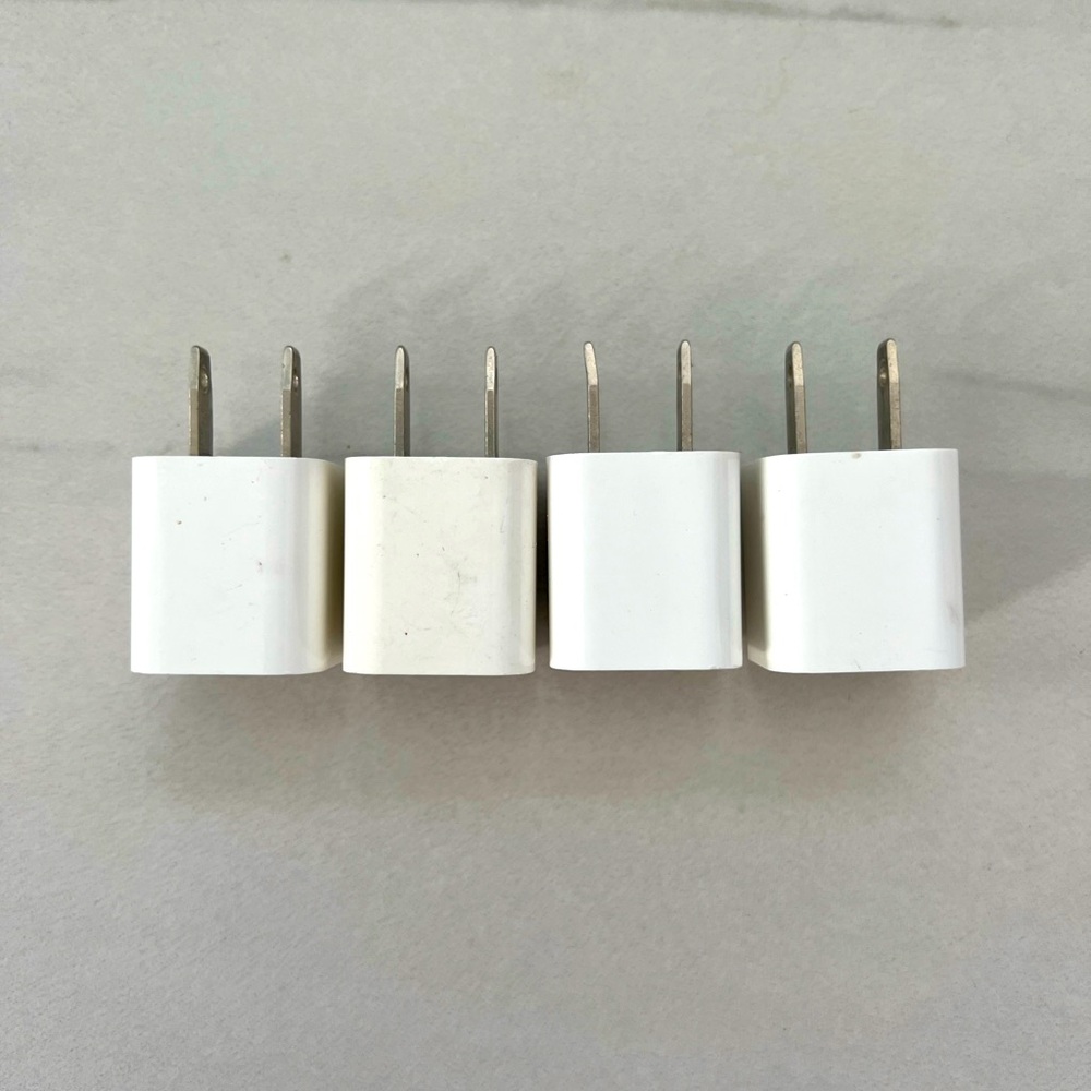 Four (4) Apple USB bricks - perfect condition